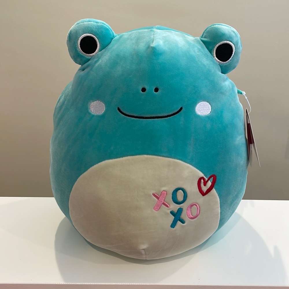 NWT 12” Ludwig the Frog Valentine Squishmallow